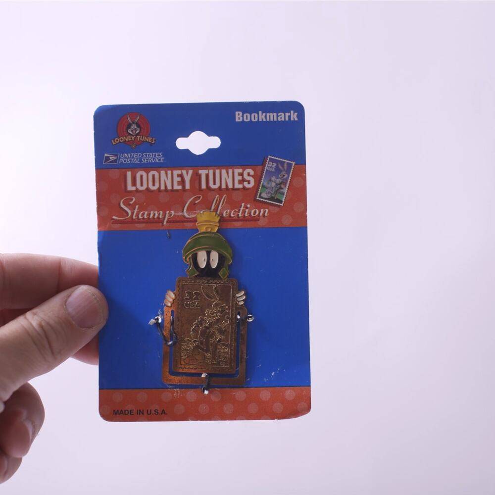 Looney Tunes, Bookmark, USPS, Stamp, Reading, Accessory, Vintage ~ 250811-WH 504